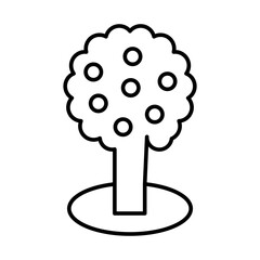 Fruit Tree Icon Design