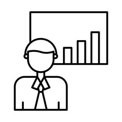 Business Presentation Icon Design