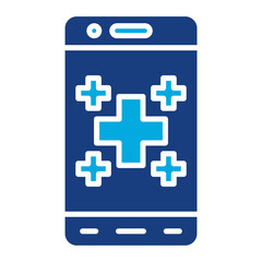 Fototapeta premium Mobile Medical Icon
