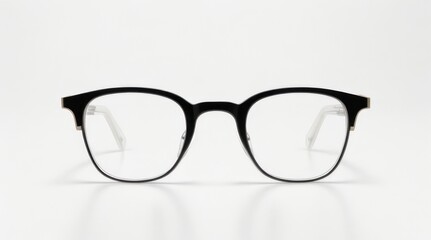 Fototapeta premium Glasses isolate on white background.generative AI