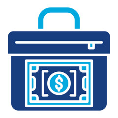 Cash Suitcase Icon