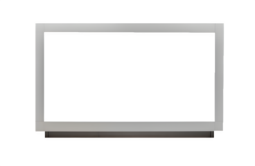 Blank advertising billboard, display blank screen or signboard mockup for offers or advertisement isolated on transparent white background, copy space