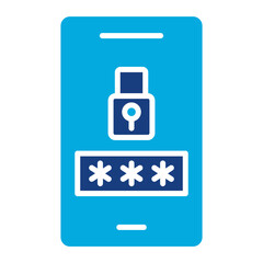 Obraz premium Mobile Password Icon
