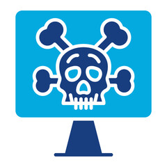 Computer Hacked Icon