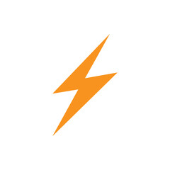 Flash thunderbolt Template vector icon illustration