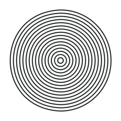 Abstract black dot circle background vector illustration.