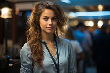 Fototapeta premium Young Medicine Girl Doctor Aspiring Student to Nurse, Exemplifying Medical Expertise, Dedication, and Compassion in the Healthcare Profession for Patient Healing, Well-being, and Businesswoman Career