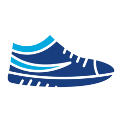 Selbstklebende Fototapeten Gym Shoes Icon © SAMDesigning
