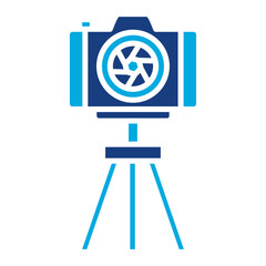 Obraz premium Tripod Camera Icon