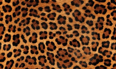 Fototapeta na wymiar Background of Imitation Leopard Fur for Design