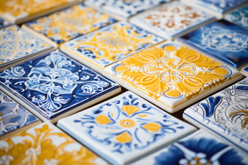 Hand-Painted Mediterranean Ceramic Tiles