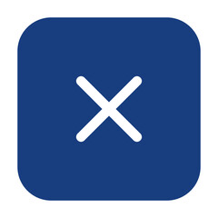 Obraz premium Close Square Icon