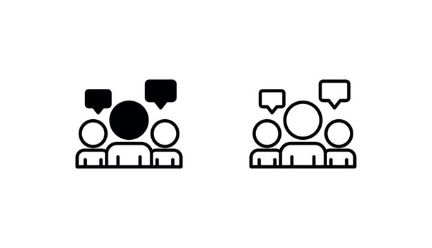 iWork Group con design with white background stock illustration