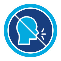No Talking Icon