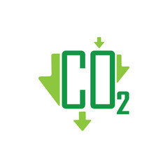 reducing CO2 emissions to stop climate change. green energy background	