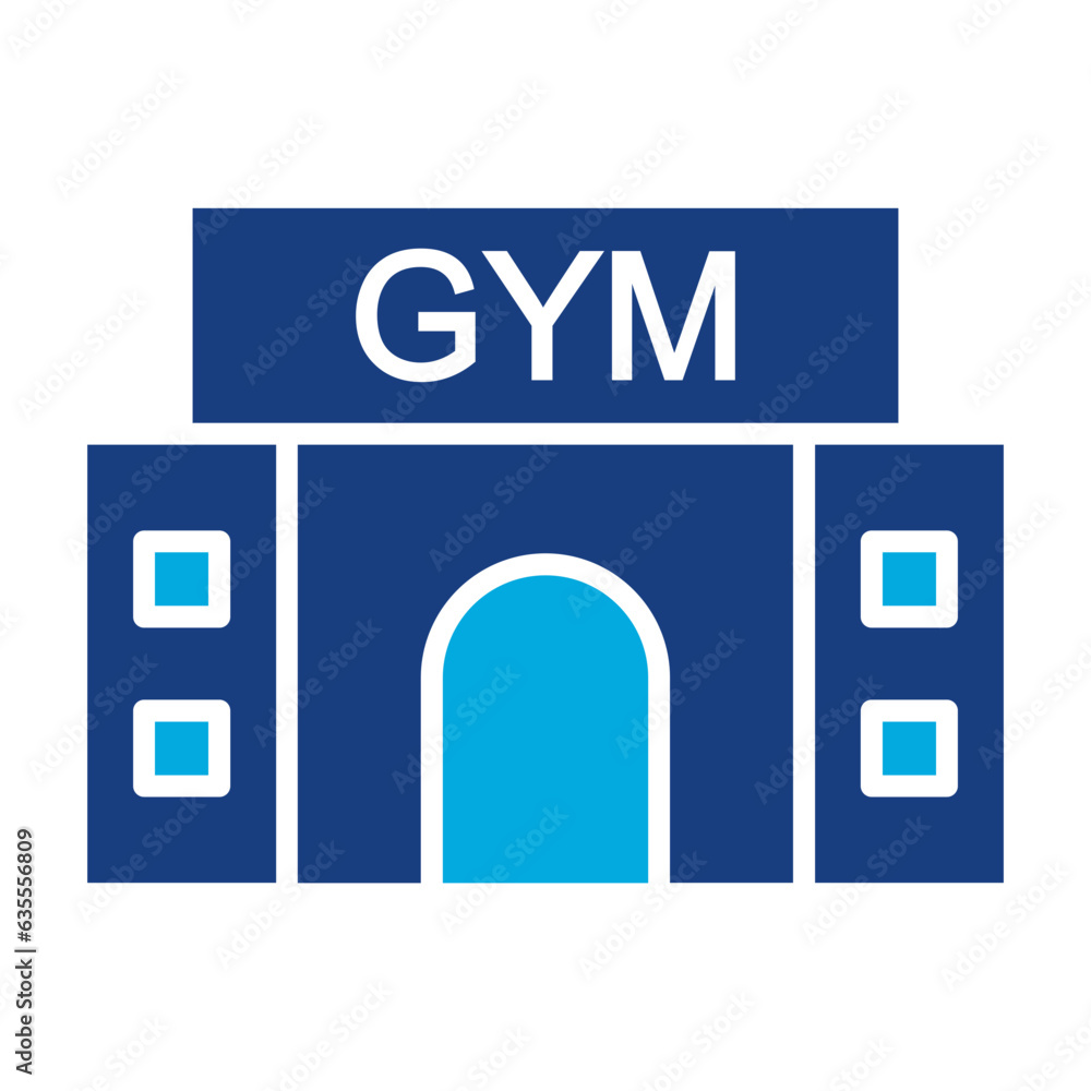 Canvas Prints gym icon