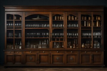 Old wooden cabinet, Generated Using AI