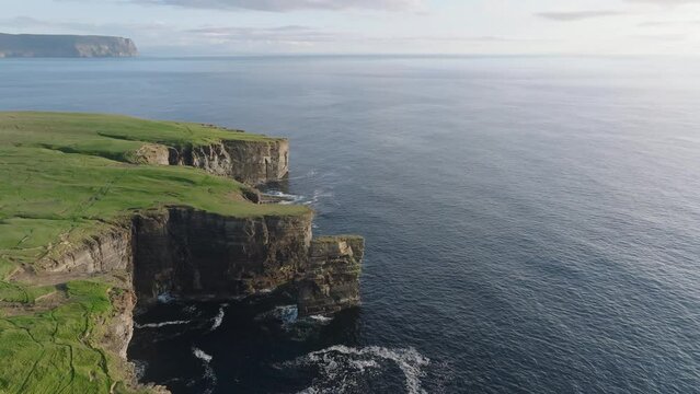 North Gaulton Castle, sea stack, Orkney islands, Scotland
