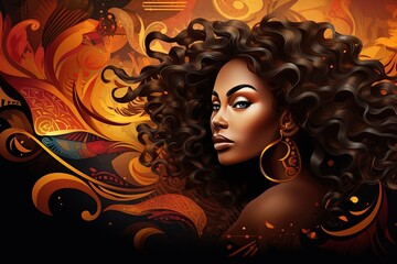 Black history month design.
