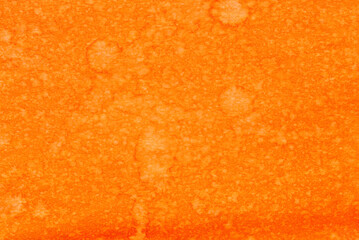 Orange painted watercolor background texture