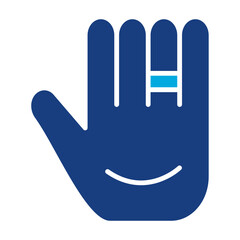 Obraz premium Ring in Hand Icon