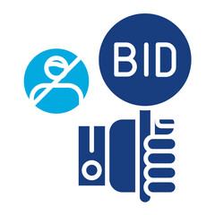 Absentee Bid Icon