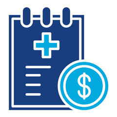 Fototapeta premium Health Insurance Deductible Icon