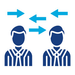 Two Way Communication Icon