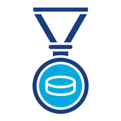 Ice Hockey Medal Icon