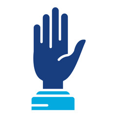 Obraz premium Holding Icon