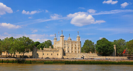 LONDON UNITED KINGDOM 06 19 2023: Her Majesty's Royal Palace and Fortress, more commonly known as...