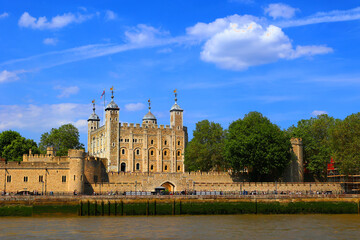 LONDON UNITED KINGDOM 06 19 2023: Her Majesty's Royal Palace and Fortress, more commonly known as...
