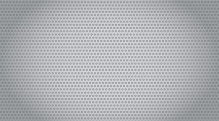 Modern polka dot texture. Abstract white metallic pattern. Futuristic technology background. Vector eps10.