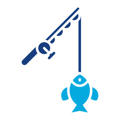 Reeling in Fish Icon