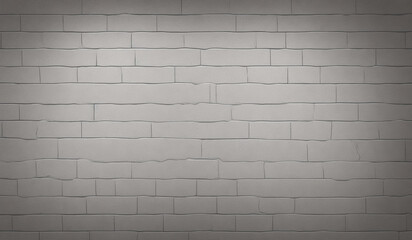 white brick wall background Generative Ai