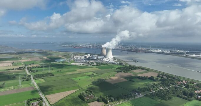 Nuclear power plant located in the port of Antwerpen, Belgium.