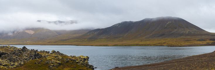 Landscape of  the Snaefellsnes Peninsula (Iceland)