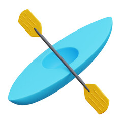 Kayak 3d Icon Illustration