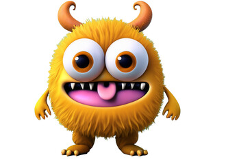 Naklejka premium 3d animal monster