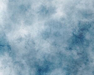 Blue pastel  watercolor abstract background