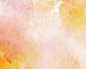 Orange yellow watercolor abstract background - 635592025