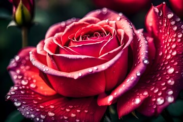 red rose close up