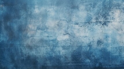 Obraz premium Toned painted old concrete wall with plaster. Dark blue vintage texture background with space for design. Close-up. Rough brush strokes. Grungy, grainy, uneven surface.