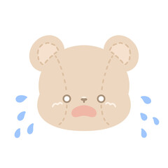 びっくりくまちゃん1☆PNG