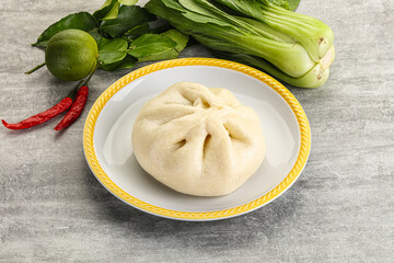 Chinese steamed bun Dim sum