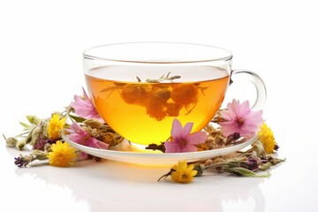 Aromatic herbal tea. Generate Ai