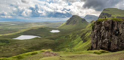 Naklejka premium Views from Quiraing walk, Scotland