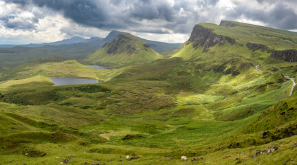 Views from Quiraing walk, Scotland