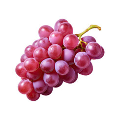 Fototapeta premium Champagne grapes isolated on transparent background