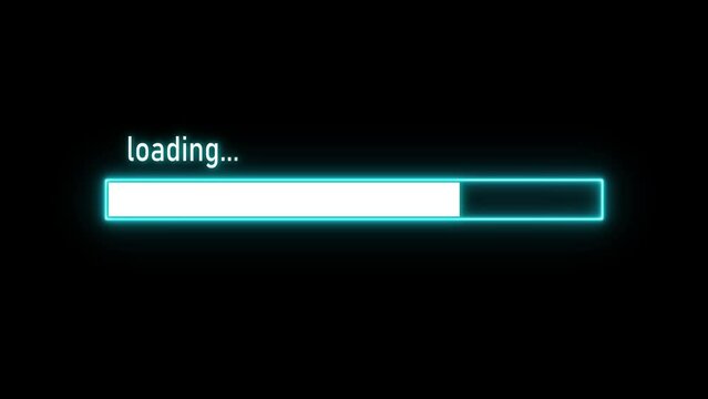 abstract loading bar animation background 4k 